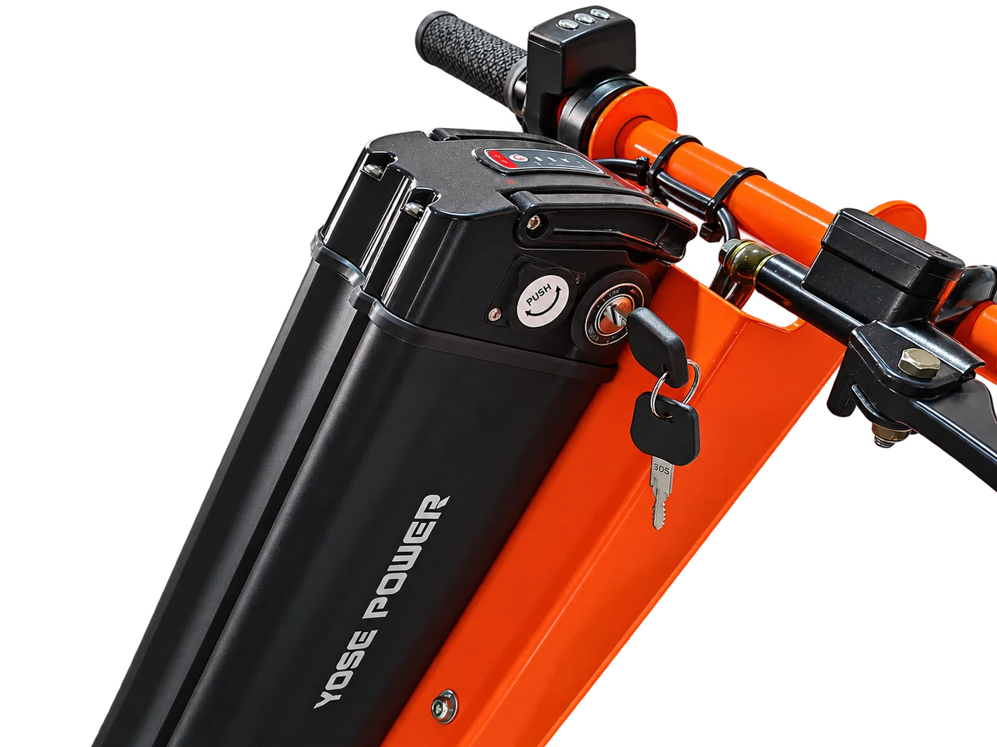 Boss Hauler 250 key-operated removable battery